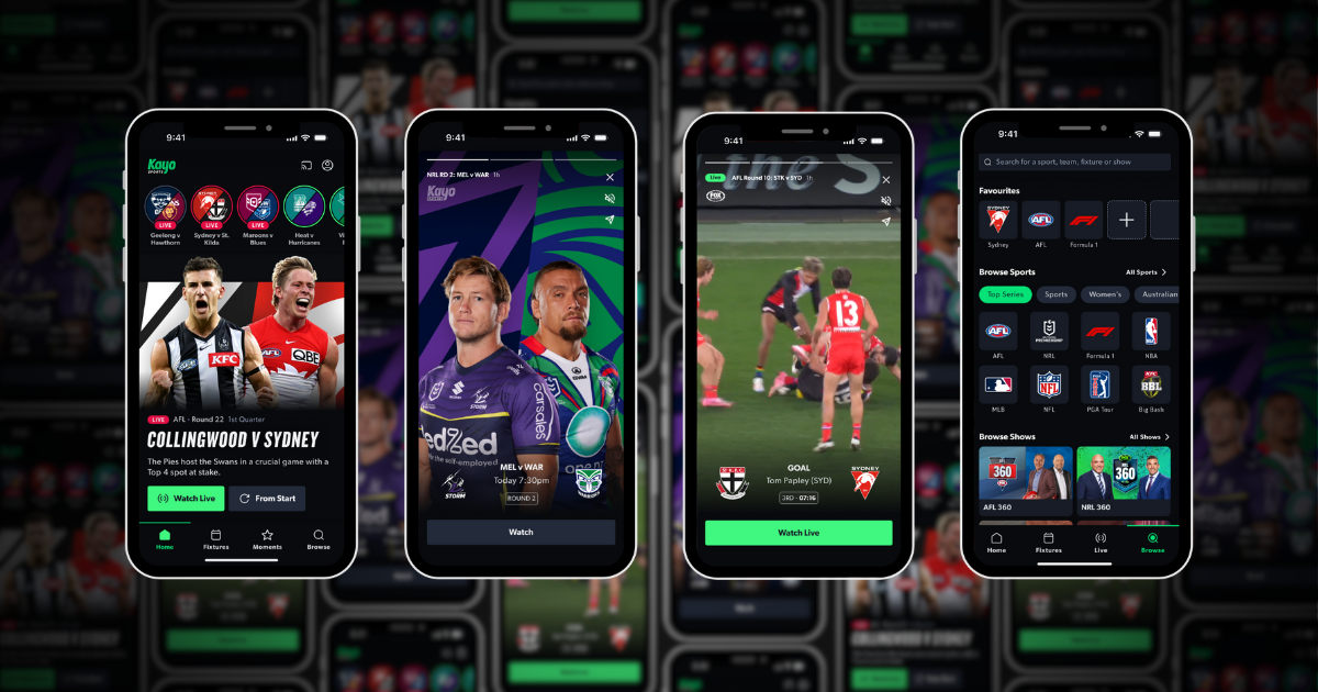 Kayo Sports Launches New Mobile and Tablet App the… | Foxtel Group