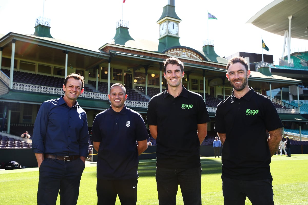 2023 Kayo World Cup Media Event Adam Gilchrist Usman Khawaja Pat Cummins and Glenn Maxwell Photo MAIN