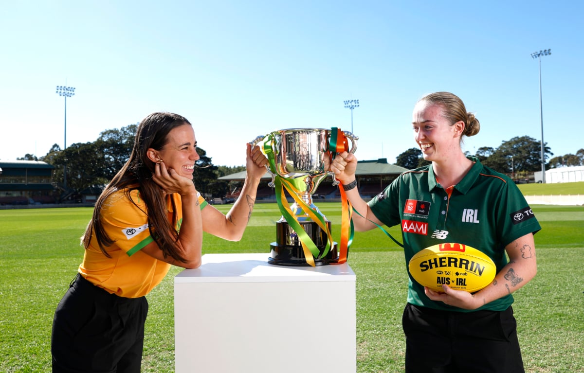 AFLW Australia v Ireland Cup Phil Hillyard pictures 012