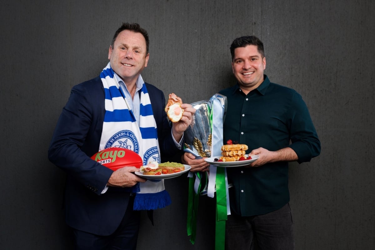 Kayo Sports David King and Leigh Montagna GF Breakfast credit Kayo Sports and Daniel Pockett 2