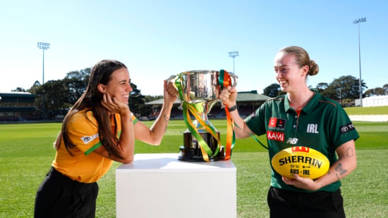 AFLW Australia v Ireland Cup Phil Hillyard pictures 012