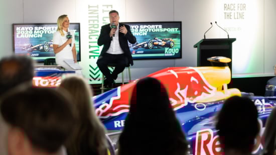 KAYO SPORTS 2026 Motorsport Launch Jess Yates and David Croft Publishd 0152